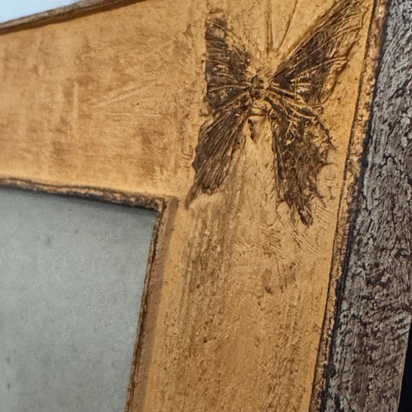 FETCO Garden Tile Picture Frame 6x4 Butterflies‎ Dragonflies Swirl Design - Picture 4 of 6